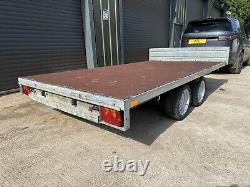 Indespension 12 FT Flatbed Trailer? Twin Axle? 4x4 Trailer, Ramp Holder, Headboard