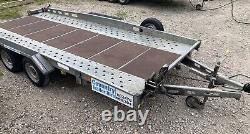 Indespension 14FT Car Trailer CT27147 Ex-Hire 2700KG Twin Axle Transporter