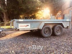 Indespension 2300kg twin axle plant trailer 10 X 6