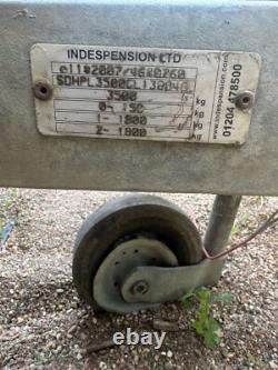Indespension 3.5 Ton Twin Axle Plant Trailer with clamps & Ramps (E1246)