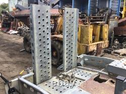 Indespension 3.5 Ton Twin Axle Plant Trailer with clamps & Ramps (E1246)