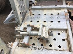 Indespension 3.5 Ton Twin Axle Plant Trailer with clamps & Ramps (E1246)