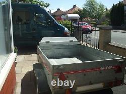 Indespension 640 twin axle car trailer