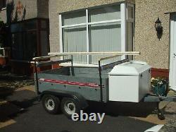 Indespension 640 twin axle car trailer