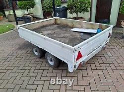 Indespension 750Kg Daihatsu hijet Body Twin Axle Trailer 130cm X 190cm Internal