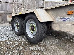 Indespension Ad2000 2700kg Twin Tandem Axle Plant Mini Digger 8x4 Trailer