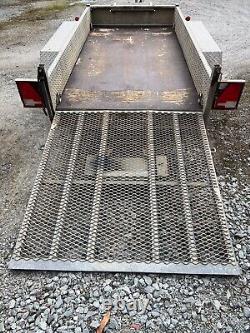 Indespension Ad2000 2700kg Twin Tandem Axle Plant Mini Digger 8x4 Trailer