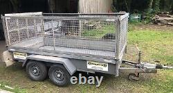 Indespension Challenger 10 X 5 Twin Axle Plant General Builders Caged Trailer