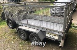 Indespension Challenger 10 X 5 Twin Axle Plant General Builders Caged Trailer