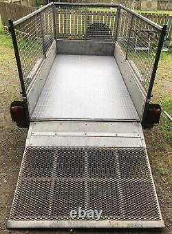 Indespension Challenger 10 X 5 Twin Axle Plant General Builders Caged Trailer