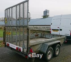 Indespension Challenger G20106V 10ft x 6ft Plant trailer No Vat, Rochdale