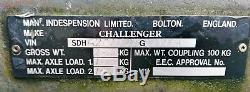 Indespension Challenger G20106V 10ft x 6ft Plant trailer No Vat, Rochdale
