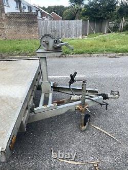 Indespension Challenger Twin Axle Braked Flatbed With Winch