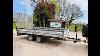 Indespension Challenger Twin Axle Drop Side Trailer C W Loading Ramp