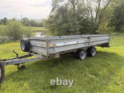 Indespension Challenger Twin Axle Trailer With Ramps/New Floor & Serviced 14ft6