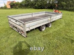 Indespension Challenger Twin Axle Trailer With Ramps/New Floor & Serviced 14ft6