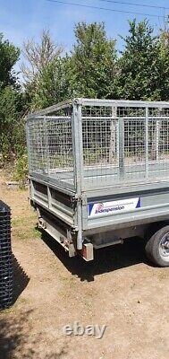 Indespension Electric TIP35105E 3500kg Caged Tipper Tipping Trailer Braked