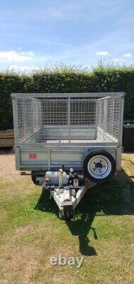 Indespension Electric TIP35105E 3500kg Caged Tipper Tipping Trailer Braked