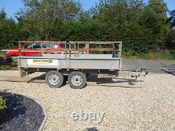 Indespension Flatbed Twin Axle Trailer 10ft x 5ft