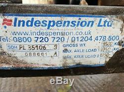 Indespension PL35106 3.5 ton twin axle 10'x6' Plant digger Trailer £1245+vat
