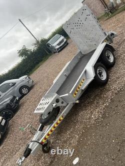 Indespension Plant Trailer 2700kg Twin Axle Braked Beaver Tail