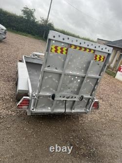 Indespension Plant Trailer 2700kg Twin Axle Braked Beaver Tail