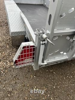 Indespension Plant Trailer 2700kg Twin Axle Braked Beaver Tail