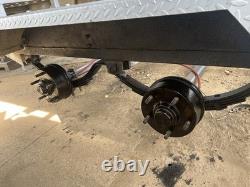 Indespension Plant Trailer 2700kg Twin Axle Braked Beaver Tail