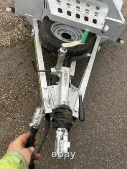 Indespension Plant Trailer 2700kg Twin Axle Braked Beaver Tail