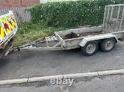 Indespension Plant Trailer 8x4 with ramp back door perfect for mini digger