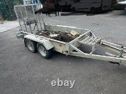 Indespension Plant Trailer 8x4 with ramp back door perfect for mini digger