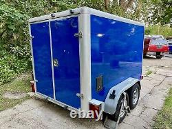 Indespension TAV4 Twin Axle 2600kg HD Box Trailer 8ft2 X 4ft10 X 4ft10