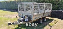 Indespension Tip35105e Twin Axle Caged Tipper Trailer 3500kg Gross