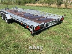 Indespension Twin Axle Car Transporter Trailer 2700kg 16ft