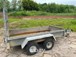 Indespension Twin Axle Plant Trailer, 8' x 4', Drop Down Tail