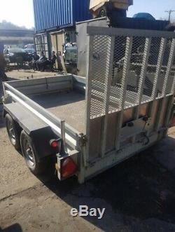 Indespension Twin Axle, Tail Ramp, Trailer Approx 8ft x 5ft 2600kg Capacity