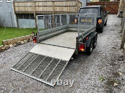 Indespension Twin Axle Trailer With Ramp 2,600KG 8ft X 5ft