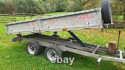 Indespension challenger 10x5 Twin Axle Tipping flat bed Trailer