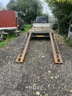 Indespension dropside Twin Axle car Trailer