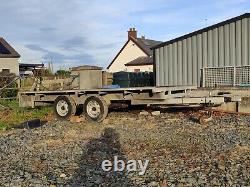 Indespension flatbed trailer 12ft4 X 6ft10 Twin Axle Braked