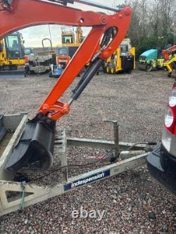 Indespension plant trailer 2700kg Twin Axle Braked Beaver Tail Ifor Brian James