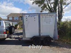 Indespension twin 2 Axle Braked Box Trailer very ridged structure 2.5x1.5x1.9