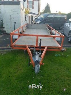 Indespension twin axle car trailer