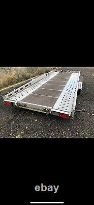 Indespention 16ft car trailer twin axle transporter