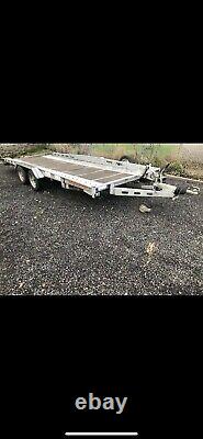 Indespention 16ft car trailer twin axle transporter