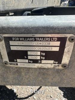Ivor Williams Twin Axle Cage with Ramp Used