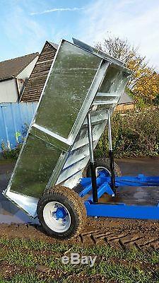 JSA 3 Ton Tipping trailer Twin ram Low load height Galvanised body Inc VAT