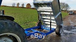 JSA 3 Ton Tipping trailer Twin ram Low load height Galvanised body Inc VAT