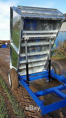 JSA 3 Ton Tipping trailer Twin ram Low load height Galvanised body Inc VAT