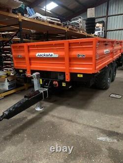 Jacksta 8 Ton Farm Trailer Drop Side Tipping With Brakes on all 4, Many Options